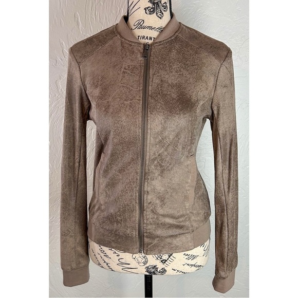 BNCI by Blanc Noir Faux Suede Jacket, size XS - Picture 3 of 10